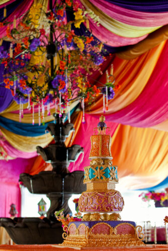 Indian style banquet tent.